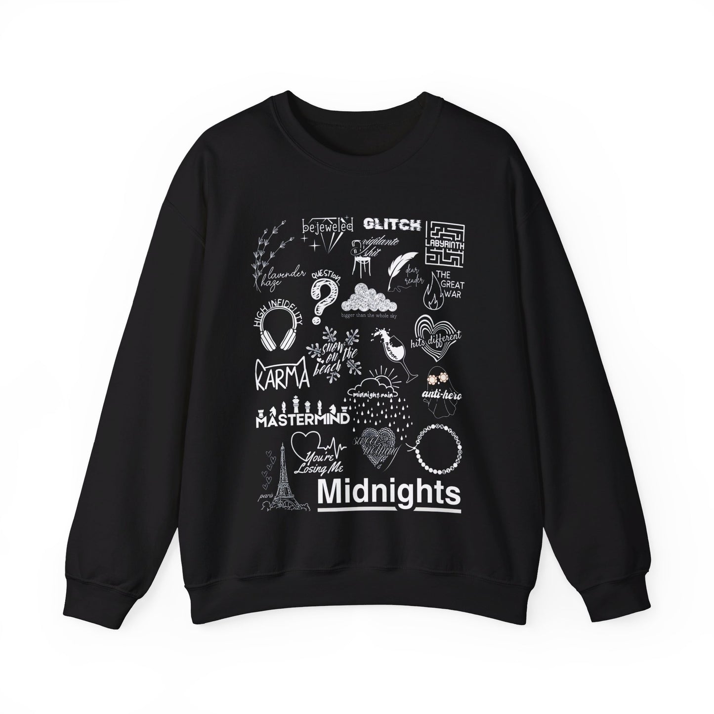 Midnights Collage Crewneck Sweatshirt