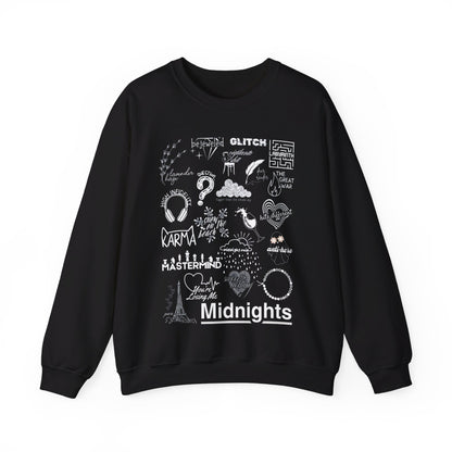 Midnights Collage Crewneck Sweatshirt