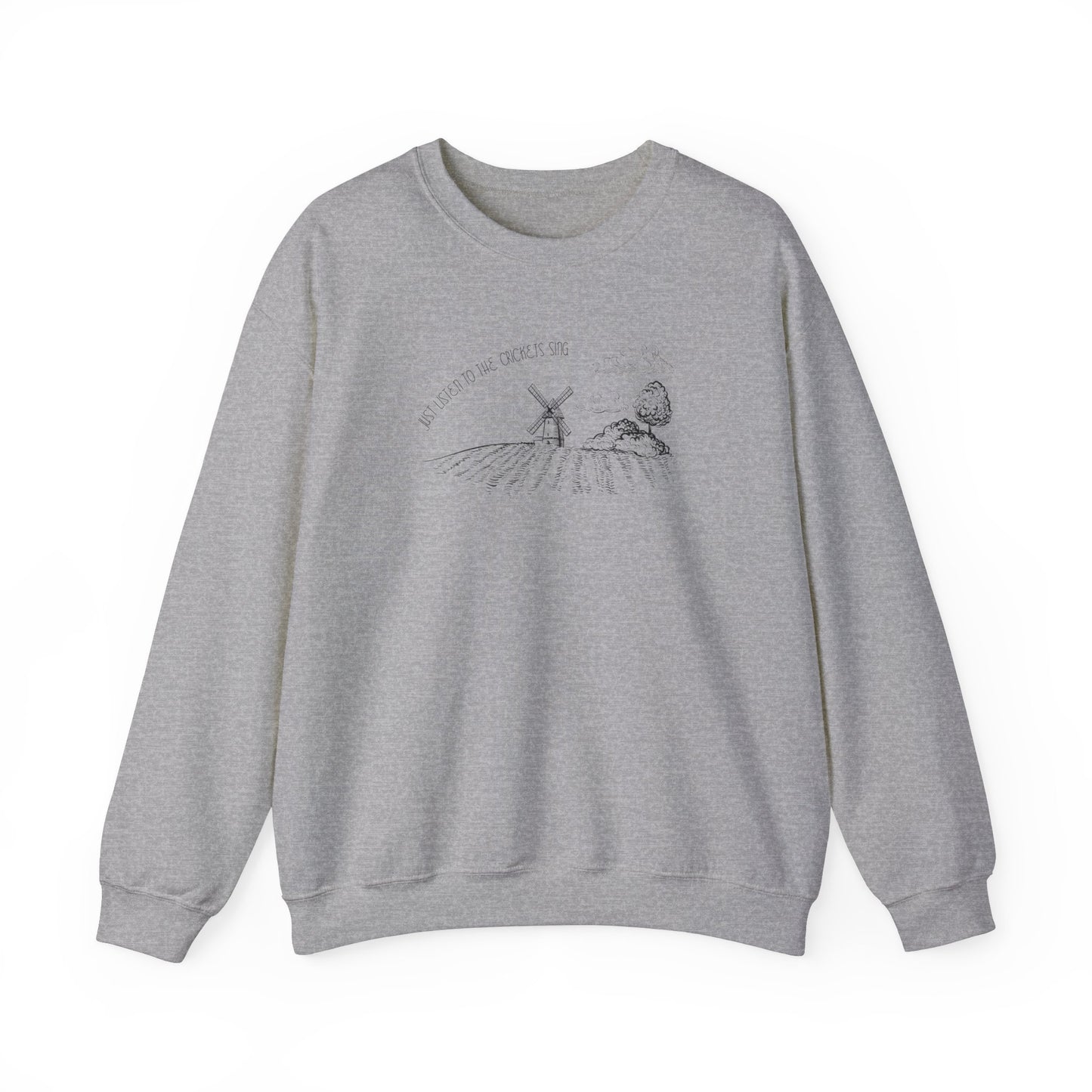 Just Listen To The Crickets Sing Crewneck Sweatshirt