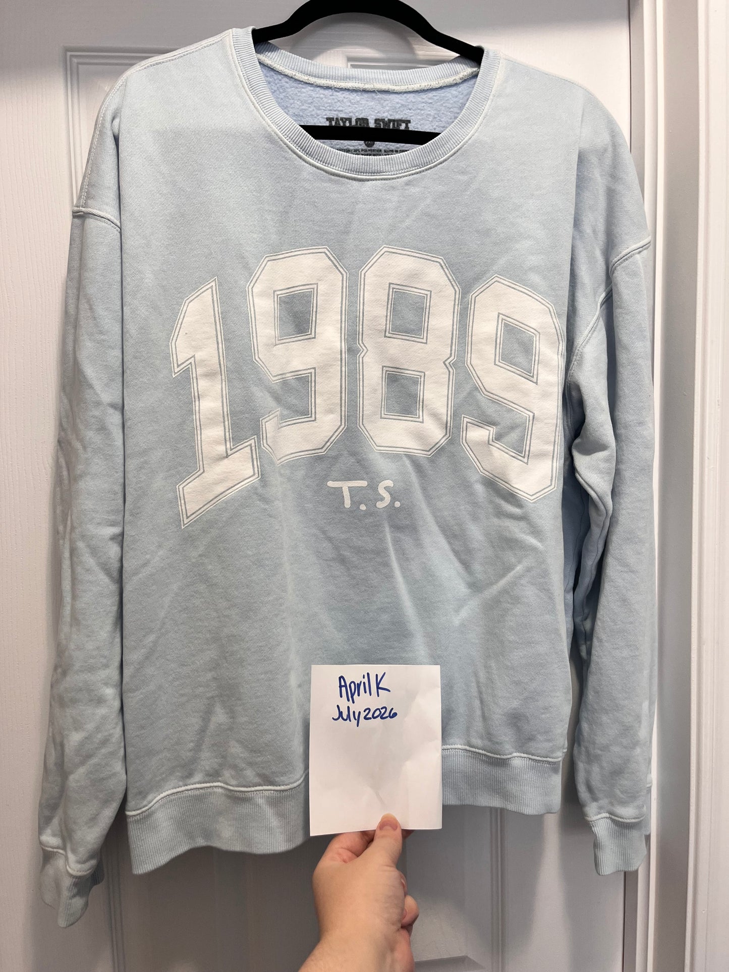 1989 Varsity Sweater (OFFICIAL MERCH, RESALE)