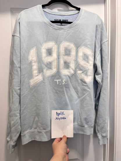 1989 Varsity Sweater (OFFICIAL MERCH, RESALE)