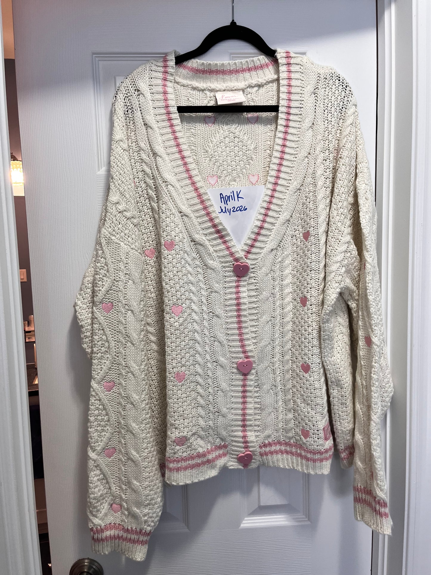 Lover Cardigan (OFFICIAL MERCH, RESALE)