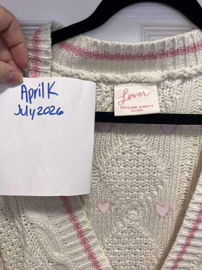 Lover Cardigan (OFFICIAL MERCH, RESALE)